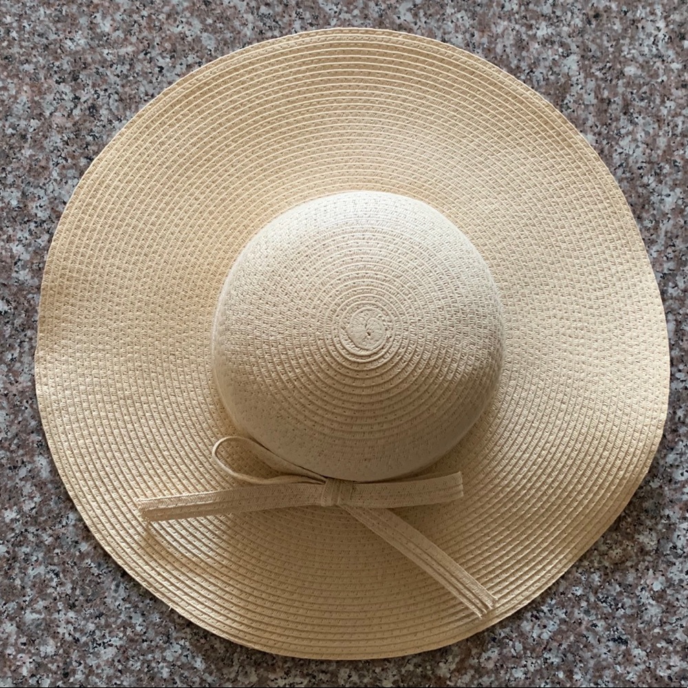 New! WONDERFUL FASHION Straw Brim Hat - Picture 4 of 6
